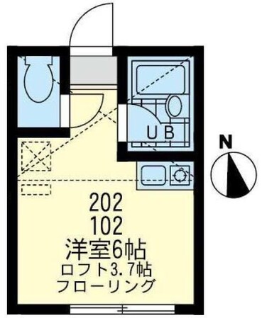 ユナイトリヴェール妙蓮寺の物件間取画像